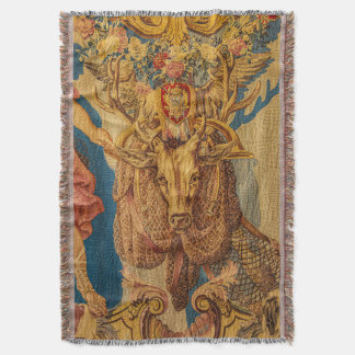 Couverture Servant in the forest woven jacquard blanquet