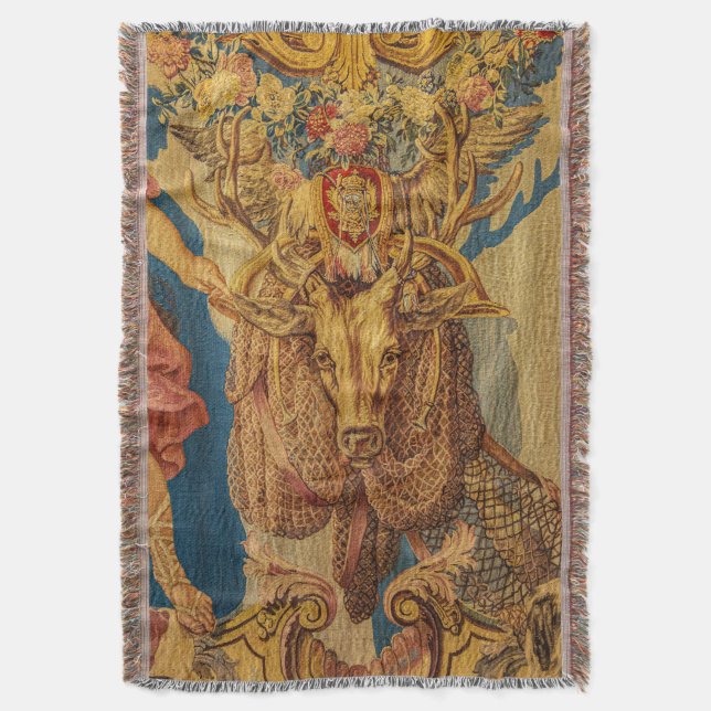 Couverture Servant in the forest woven jacquard blanquet (devant Vertical)