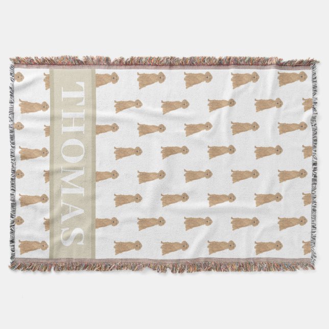 Couverture Setter irlandais personnalisé (Devant)