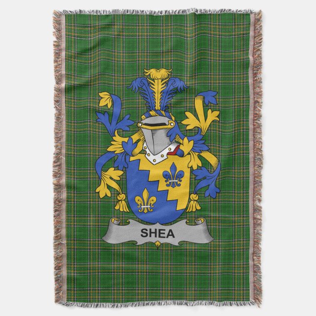 Couverture Shea irlandais ou O_Shee Manteau d'armoiries Famil (devant Vertical)