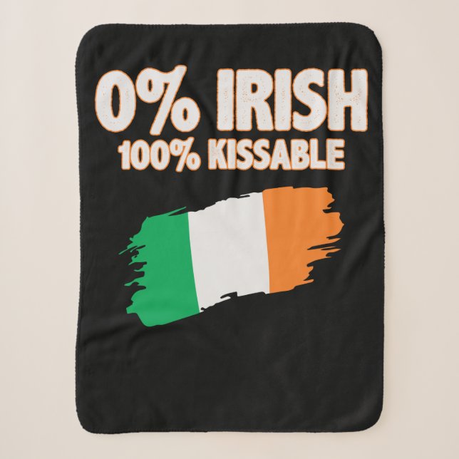 Couverture Sherpa 0% Irish 100% Kissable (Devant)