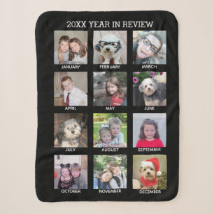 Couverture Sherpa 12 Photo Collage Instagram - Bilan de l'année 2020