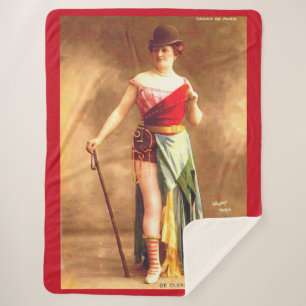 Couverture Sherpa 1890s De Clercq artiste au Casino de Paris