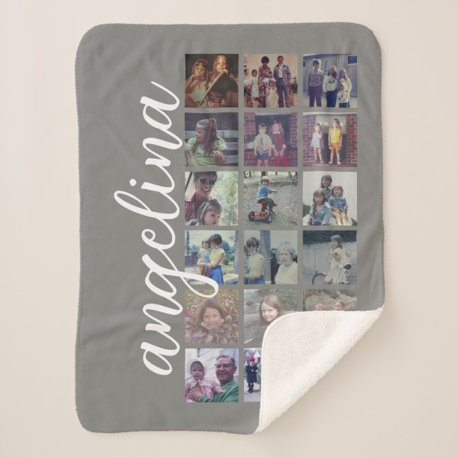 Couverture Sherpa 18 Collage photo avec grand script et neutre (Devant)
