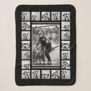 Couverture Sherpa 21 Collage de photos et Motif de points - CAN Edit