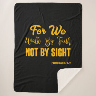 Couverture Sherpa 2 Corinthiens 5:7 Bible Verse Citation KJV
