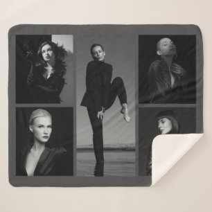 Couverture Sherpa 5 Collage photo modifiable