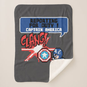 Couverture Sherpa 8Bit Captain America Attaque - Présentation au dev