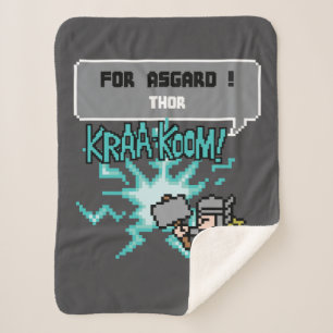 Couverture Sherpa 8Bit Thor Attaque - Pour Asgard !