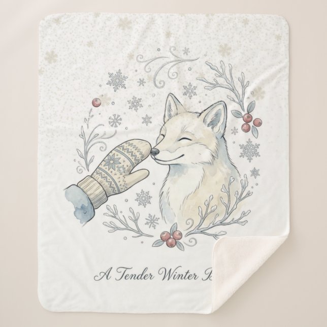 Couverture Sherpa A Tender Winter Boop (Devant)