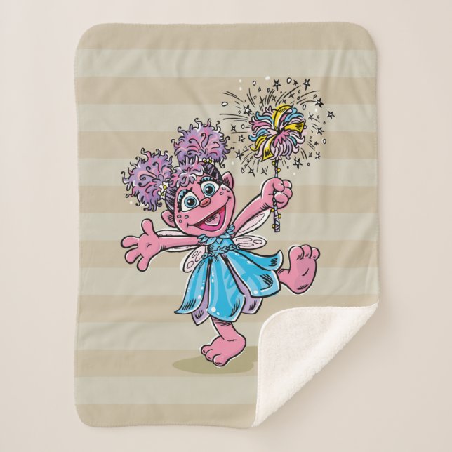 Couverture Sherpa Abby Cadabby Art rétro (Devant)