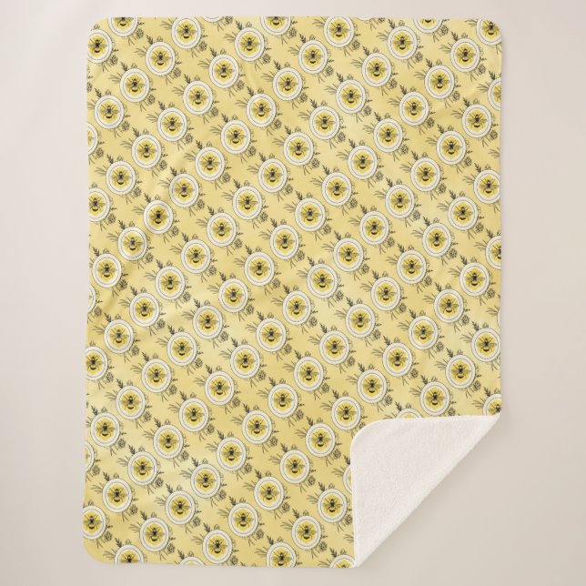 Couverture Sherpa Abeille (Devant)