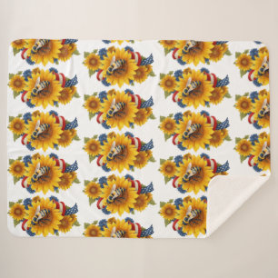 Couverture Sherpa Abeille Patriotique