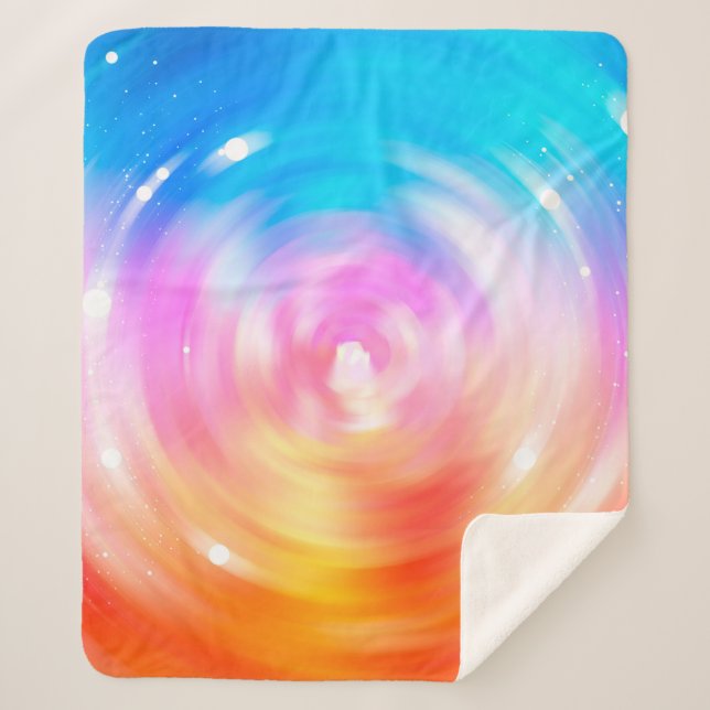 Couverture Sherpa abstract background. brilliant circles background  (Devant)
