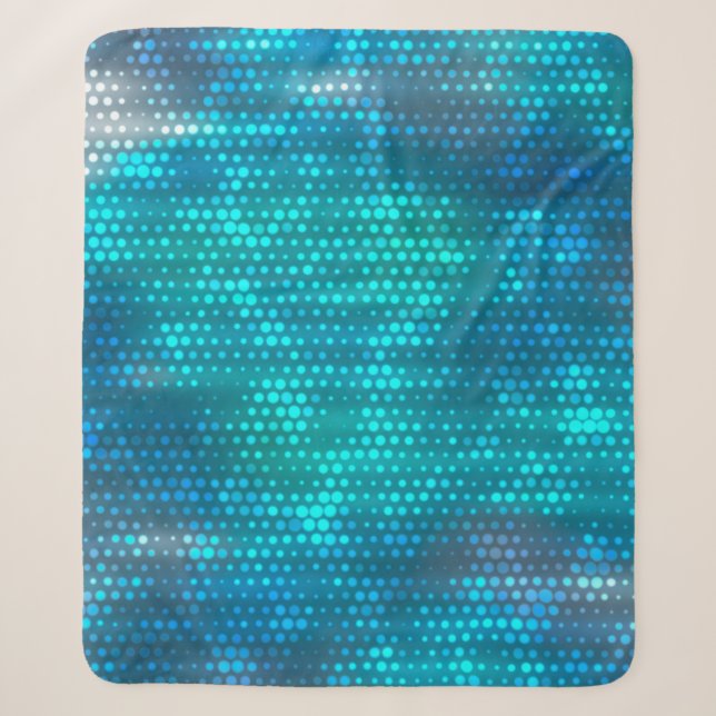 Couverture Sherpa Abstract blue creative background (Devant)