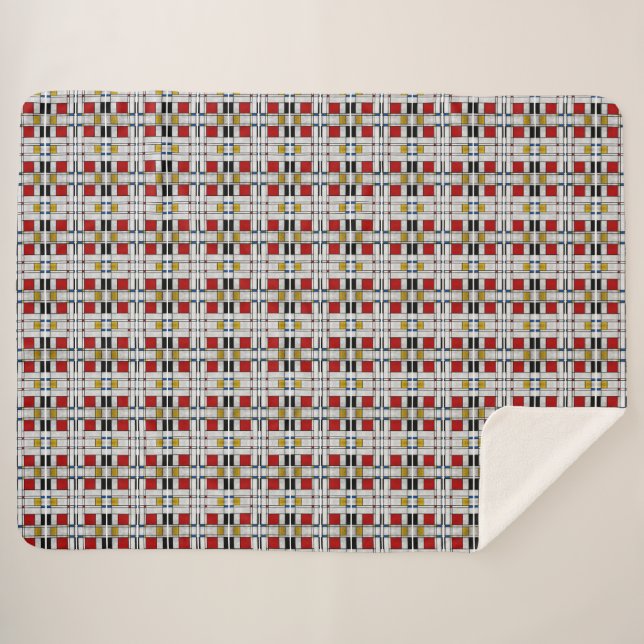 Couverture Sherpa Abstrait (Devant (Horizontal))