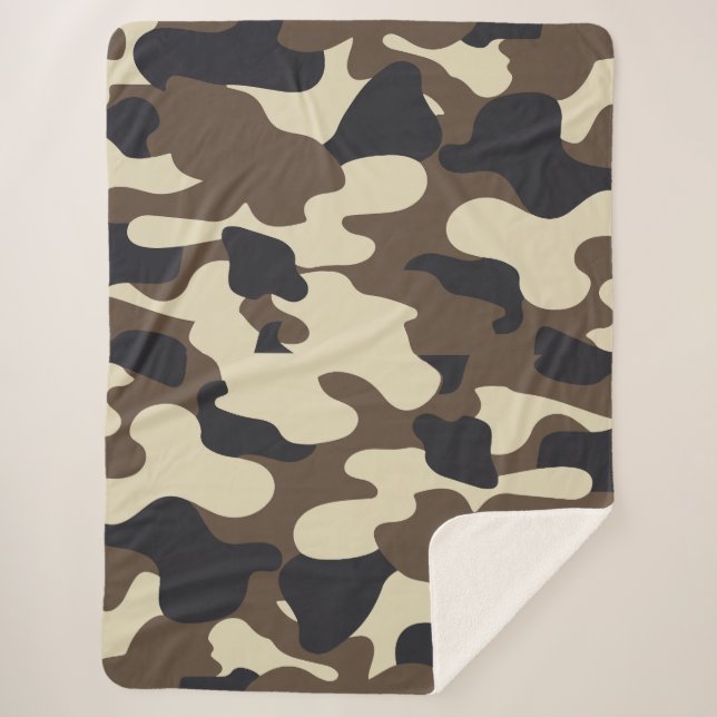 Couverture Sherpa Accessoires Camouflage (Devant)