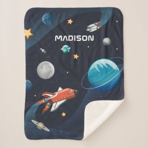 Couverture Sherpa Activité planétaire spatiale personnalisée Galaxie