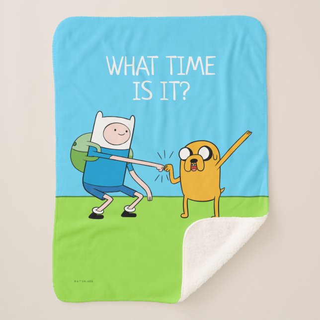 Couverture Sherpa Adventure | Finn & Jake Fist Bump (Devant)