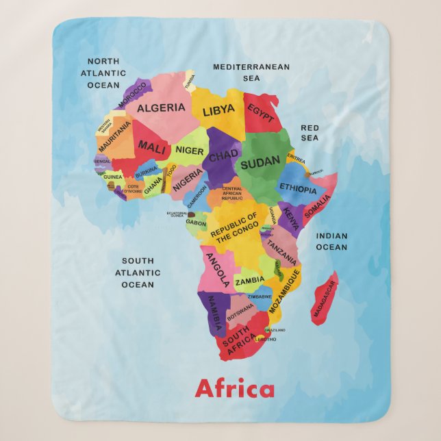 Couverture Sherpa Africa map (Devant)