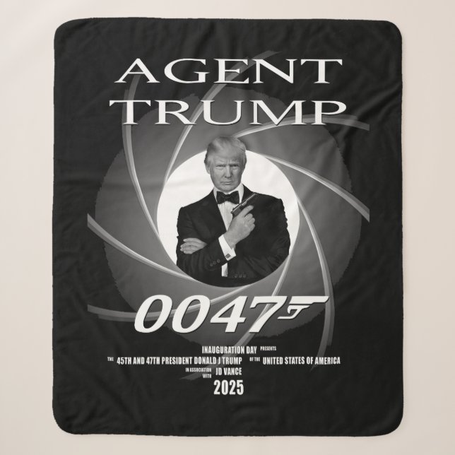 Couverture Sherpa Agent Président Donald Trump Jour d'investiture 47 (Devant)