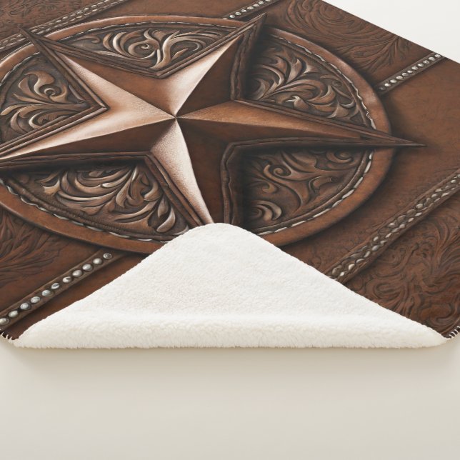 Couverture Sherpa Agritourisme rustique Cowboy Western Country Texas (3/4)