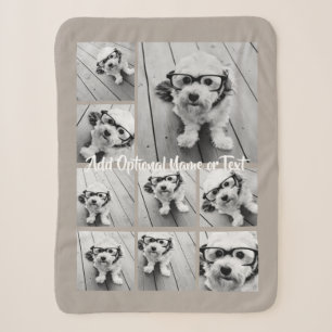 Couverture Sherpa Ajouter votre propre collection de 9 photos — PEUT