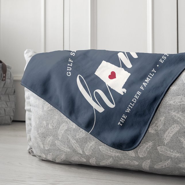 Couverture Sherpa Alabama - État d'origine Personnalisé (Créateur téléchargé)