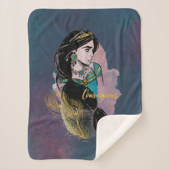 Couverture Sherpa Aladin| Courageux Jasmine (Devant)