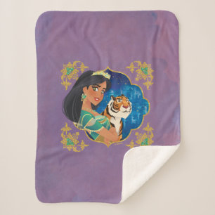 Couverture Sherpa Aladin Graphisme Bijoux De Jasmin Et De Raja