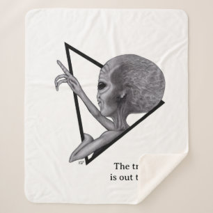 Couverture Sherpa Alien gris, la vérité est là