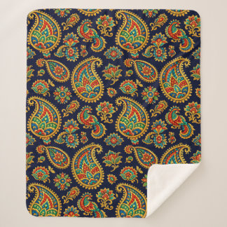 Couverture Sherpa allover paisley 