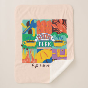 Couverture Sherpa AMIS™   Central Perk Vibrant Graphic