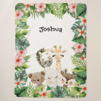 Amis du Safari d'Or | Feuillage Floral Aquarelle