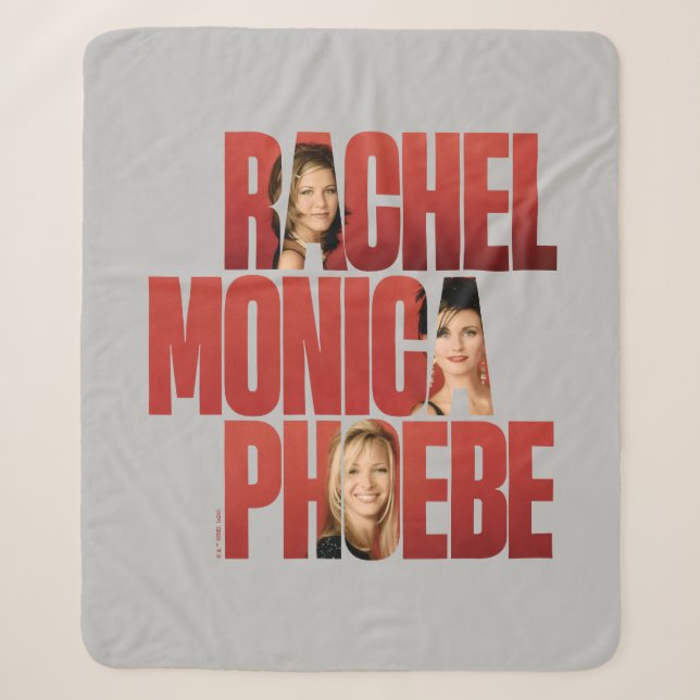 Couverture Sherpa AMIS™ | Rachel, Monica & Phoebe (Devant)
