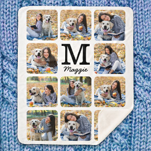 Couverture Sherpa Amoureux des chiens Personnalisé Moderne Animaux D