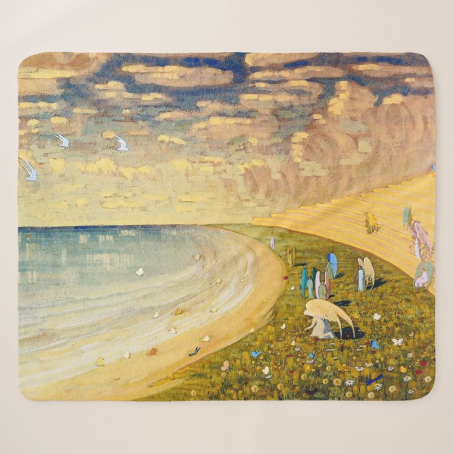 Couverture Sherpa Angels (Paradis) | Mikalojus Ciurlionis | (Devant (Horizontal))