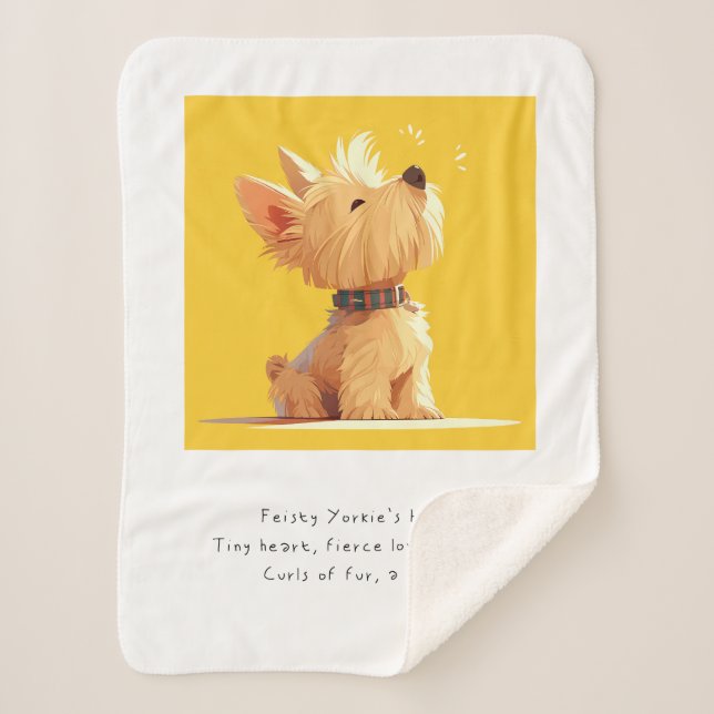 Couverture Sherpa Animaux familiers Fleece Blanches & Jets (Devant)