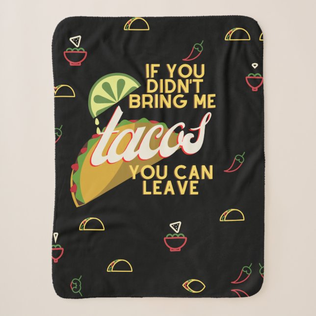 Couverture Sherpa Apporte-moi des tacos (Devant)
