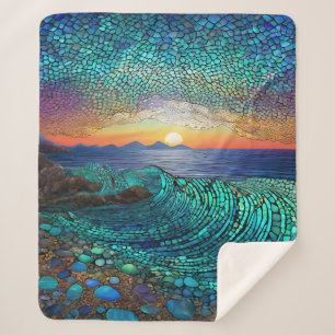 Couverture Sherpa Aqua Mirage