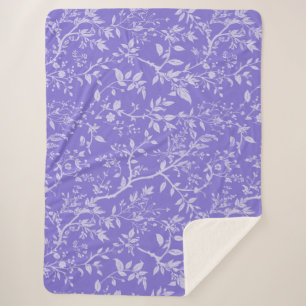 Couverture Sherpa Arboretum Violet