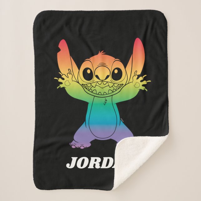 Couverture Sherpa Arc-en-ciel (Devant)