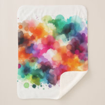 Arc-en-ciel : explosion Abstraite d'aquarelle