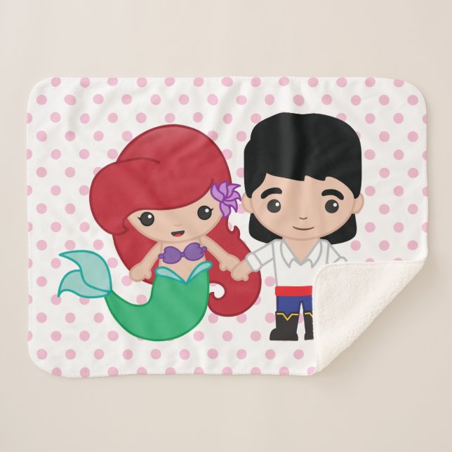 Couverture Sherpa Ariel et le prince Eric Emoji (Devant (Horizontal))