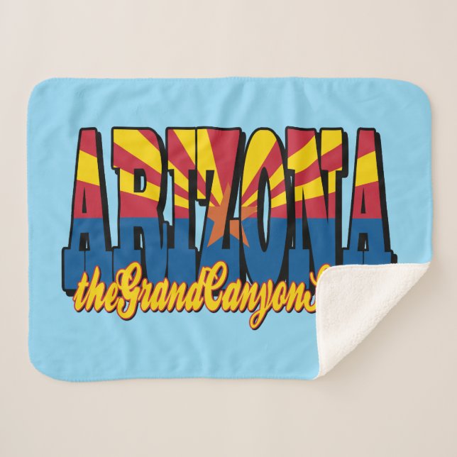 Couverture Sherpa Arizona the Grand Canyon State (Devant (Horizontal))