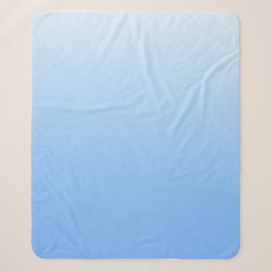 Couverture Sherpa Arrière - plan bleu pâle