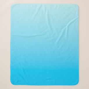 Couverture Sherpa Arrière - plan de dégradé de couleur bleu