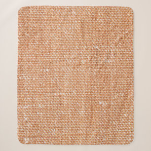 Couverture Sherpa Arrière - plan de texture de toile de lin Brown