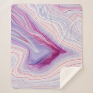 Couverture Sherpa Arrière - plan de texture marbre / patte de marbre