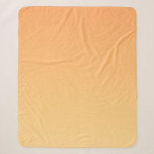 Couverture Sherpa Arrière - plan orange et jaune